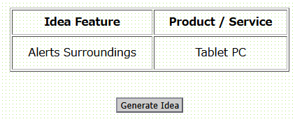 How to use the Idea Generator
