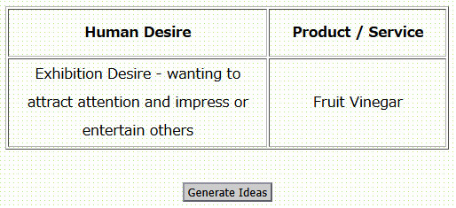 Desire-Based Business Generator